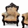 Ace Wood Crafts Teakwood Turkish Sofa Set – Handcrafted Elegance with Walnut & Gold Finish Manufacturers, Suppliers, Exporters in Chandigarh