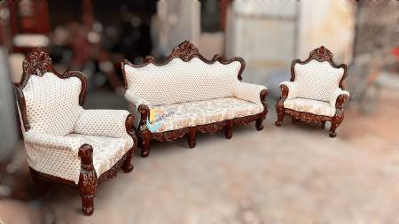 Ace Wood Crafts Turkish-Themed Carved Wooden Sofa  Manufacturers, Suppliers, Exporters in Chandigarh