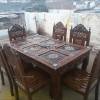 Ace Wood Crafts Wooden 6 Seater Dining Furniture For Home Manufacturers, Suppliers, Exporters in Sonipat