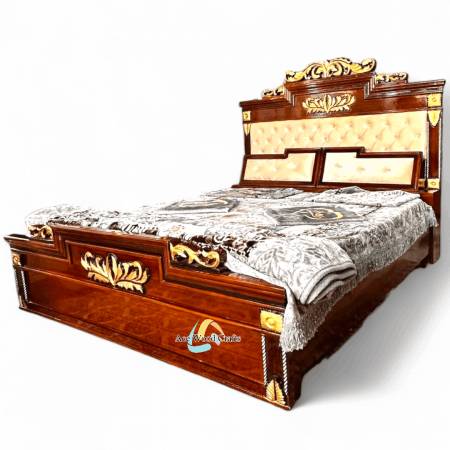 Bedroom Set - Luxury Teakwood Bedroom Furniture by Ace Wood Crafts Manufacturers, Suppliers, Exporters in Sonipat