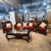 Classic Caravan Teakwood Sofa Handcrafted Luxury Furniture for Timeless Living Spaces Manufacturers, Suppliers, Exporters in Chandigarh