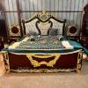 Elevate Your Home with Luxurious Gold Leaf Bedroom Furniture by Ace Wood Crafts Manufacturers, Suppliers in Saharanpur