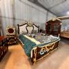 Elevate Your Home with Luxurious Gold Leaf Bedroom Furniture by Ace Wood Crafts Manufacturers, Suppliers in Saharanpur