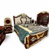 Elevate Your Home with Luxurious Gold Leaf Bedroom Furniture by Ace Wood Crafts Manufacturers, Suppliers in Saharanpur