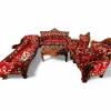 Floral Comfy Sofa Set – Luxurious Wooden Furniture by Ace Wood Crafts Manufacturers, Suppliers in Saharanpur
