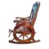 Flower Design Wooden Rocking Chair Manufacturers, Suppliers, Exporters in Sonipat