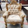 Gold Finish Wooden Sofa Set Manufacturers, Suppliers, Exporters in Punjab