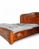 Imperial Teakwood Sleigh Bed by Ace Wood Crafts – Luxurious & Timeless Design Manufacturers, Suppliers, Exporters in Sonipat