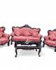Luxurious Turkish Sofa Set with Carved Center Table - Ace Wood Crafts Manufacturers, Suppliers, Exporters in Chandigarh