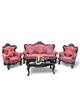 Luxurious Turkish Sofa Set with Carved Center Table - Ace Wood Crafts Manufacturers, Suppliers, Exporters in Chandigarh