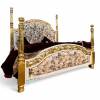 Luxurious Zeus Poster Bed by Ace Wood Crafts - Handcrafted Teakwood Bed with Gold Leaf Finish Manufacturers, Suppliers, Exporters in Sonipat