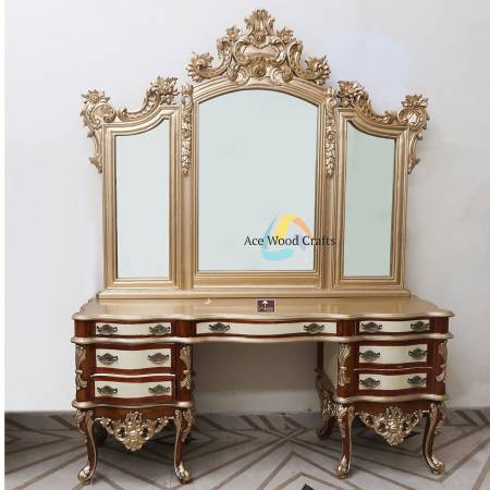Luxury Wooden Dressing Table Manufacturers, Suppliers, Exporters in Chandigarh