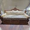 Royal Hand Carved Wooden Sofa Cum Bed Manufacturers, Suppliers, Exporters in Chandigarh