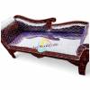 Sofa Set in Natural Walnut Finish with Wooden Tea Table - Custom Made by Ace Wood Crafts Manufacturers, Suppliers, Exporters in Chandigarh