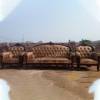 Teak Wood Sofa Set Natural Finish Manufacturers, Suppliers, Exporters in Punjab