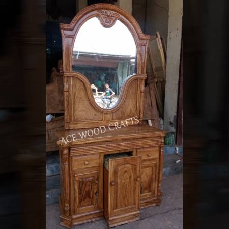 Teak Wooden Dressing Table Manufacturers, Suppliers, Exporters in Chandigarh