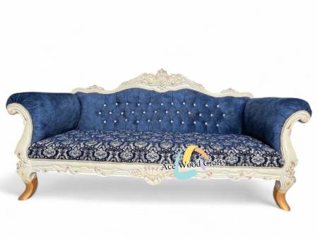 Teakwood Sofa – Deco Pearl Metallic Luxury Furniture by Ace Wood Crafts Manufacturers, Suppliers, Exporters in Chandigarh