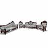 Turkish Teakwood Heart-Shaped 8-Seater Sofa Set in Rich Walnut Finish – Ottoman-Inspired Sofa for Living Room Manufacturers, Suppliers in Saharanpur