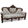 Turkish Teakwood Heart-Shaped 8-Seater Sofa Set in Rich Walnut Finish – Ottoman-Inspired Sofa for Living Room Manufacturers, Suppliers in Saharanpur