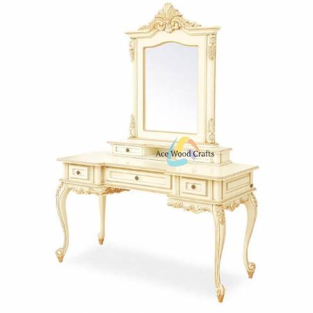 Wooden Antique Dressing Table Manufacturers, Suppliers, Exporters in Chandigarh
