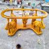 Wooden Carved Center Table Handcrafted Sheesham Wood Coffee Table Manufacturers, Suppliers, Exporters in Chandigarh
