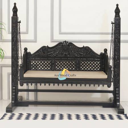 Wooden Carved Jhula Swing Manufacturers, Suppliers in Saharanpur