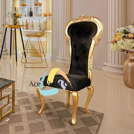 Wooden Gold Royal Dining Chair Manufacturers, Suppliers in Saharanpur