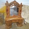 Wooden Hand Carved Royal Luxurious Dressing Table Manufacturers, Suppliers, Exporters in Chandigarh