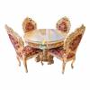 Wooden Round Dining Table Set Manufacturers, Suppliers, Exporters in Chandigarh
