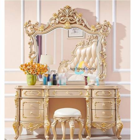 Wooden Royal Dressing Table Manufacturers, Suppliers, Exporters in Chandigarh