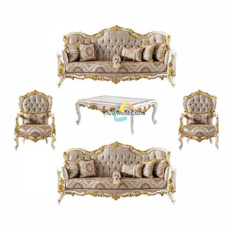 Wooden Royal Teak Wood Sofa Set Manufacturers, Suppliers, Exporters in Punjab
