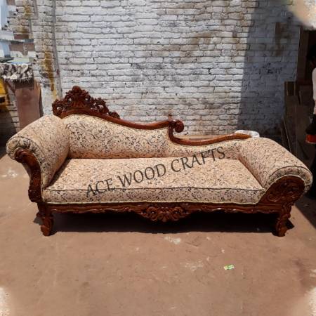 Wooden Traditional Chaise Loung Manufacturers, Suppliers, Exporters in Sonipat