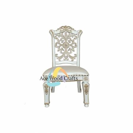 Wooden White Royal Dining chair Manufacturers, Suppliers in Saharanpur
